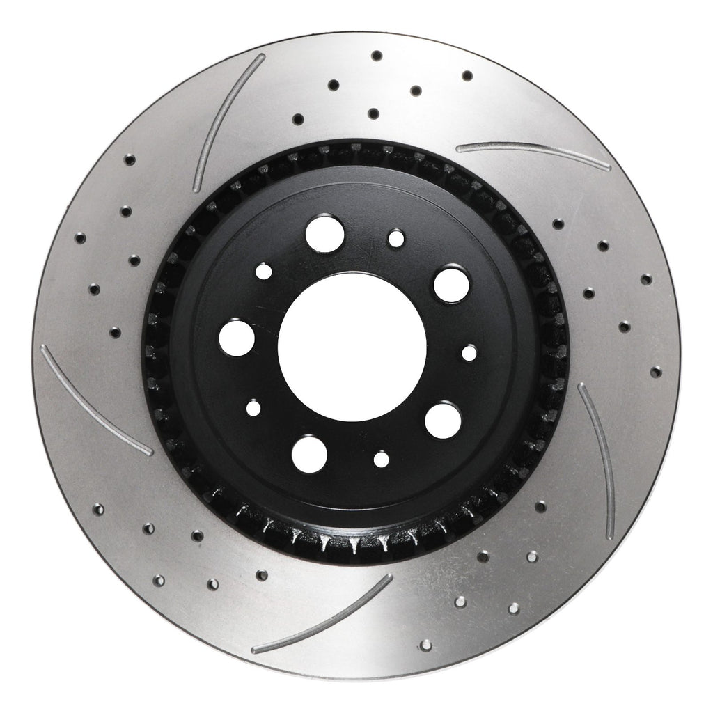 Dischi Freno Posteriori Forati e Baffati 308mm Volvo Xc90 Xc 90 2.4 D5 2.5 3.2 02+ - foto 4