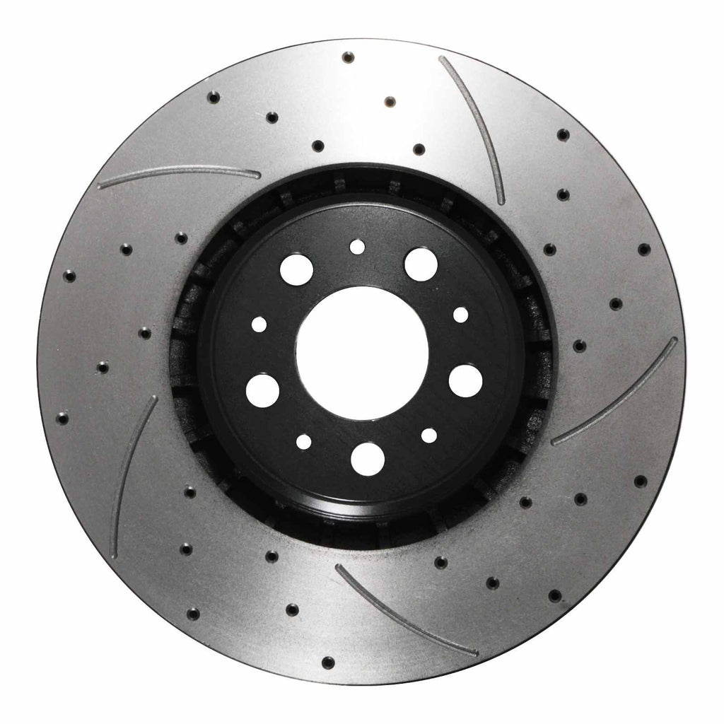Dischi Freno Anteriori Forati e Scanalati 336mm Volvo XC90 MK1 02+ - foto 4