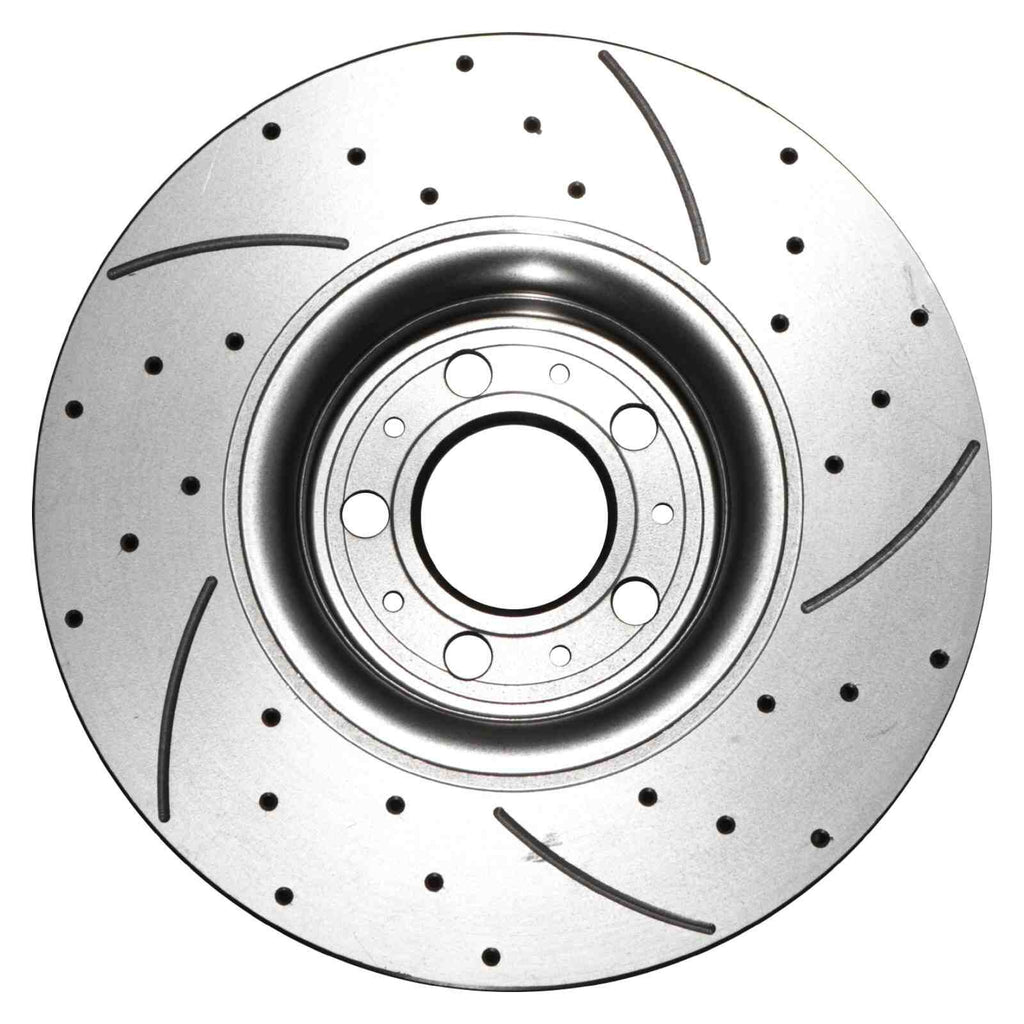 Dischi Freno Anteriori Forati e Scanalati 336mm Volvo XC90 MK1 02+ - foto 5