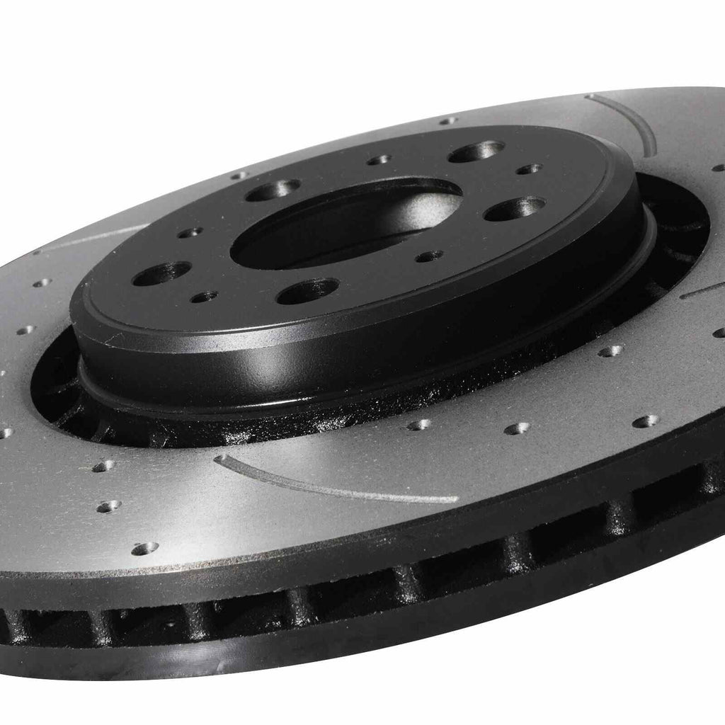 Dischi Freno Anteriori Forati e Scanalati 336mm Volvo XC90 MK1 02+ - foto 7