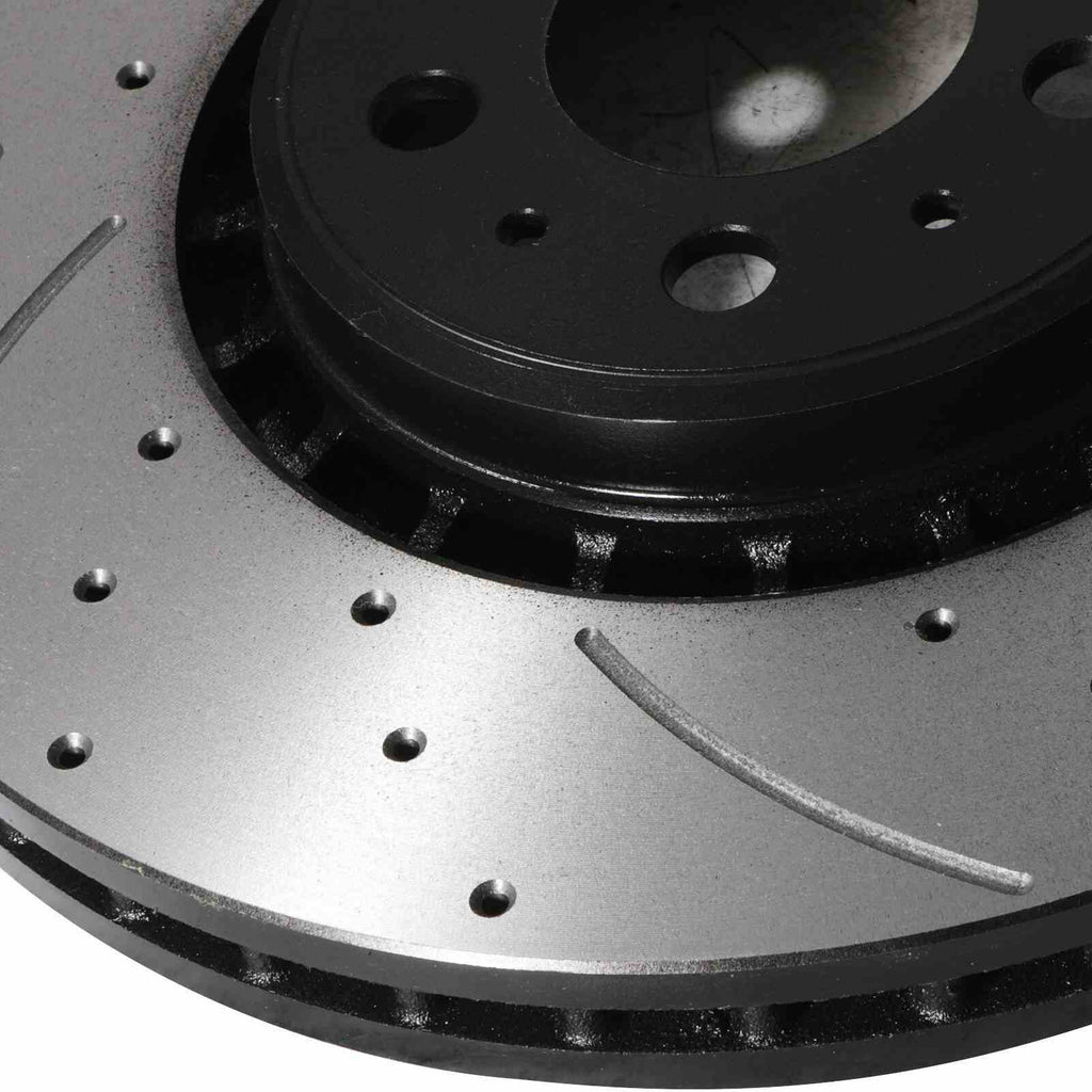Dischi Freno Anteriori Forati e Scanalati 336mm Volvo XC90 MK1 02+ - foto 8