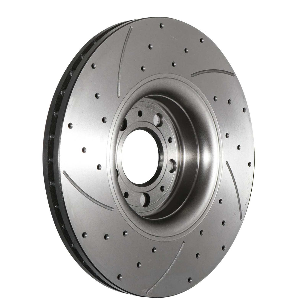 Dischi Freno Anteriori Forati e Scanalati 336mm Volvo XC90 MK1 02+ - foto 9