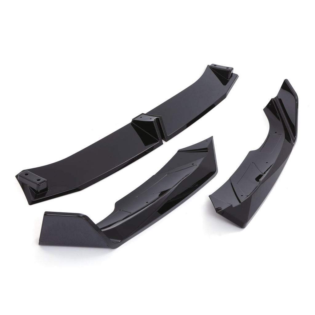 Splitter Anteriore Nero Lucido BMW X3 G01 LCI 22+ - foto 3