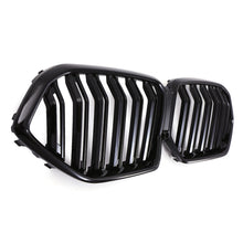 Griglia Anteriore Doppia Barra Nero Lucido BMW X6 G06 Pre-LCI 20-23 - foto 3