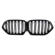 Griglia Anteriore Doppia Barra Nero Lucido BMW X6 G06 Pre-LCI 20-23 - foto 4