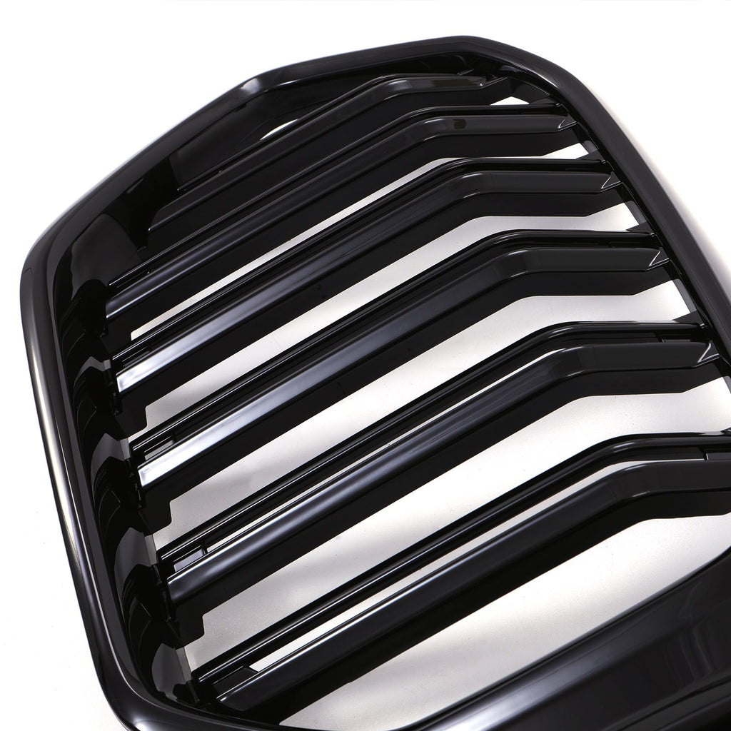 Griglia Anteriore Doppia Barra Nero Lucido BMW X6 G06 Pre-LCI 20-23 - foto 8