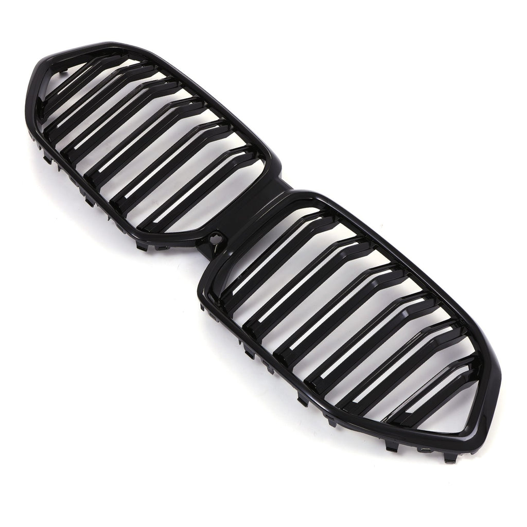 Griglia Anteriore Doppia Barra Nero Lucido BMW X6 G06 Pre-LCI 20-23 - foto 5