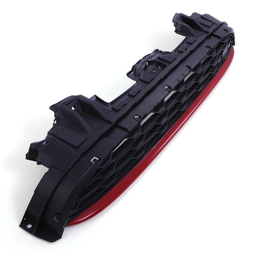 Griglia Anteriore Stile JCW Barra Rossa Nero Lucido Mini Cooper F55/F56/F57 14-21 - foto 5