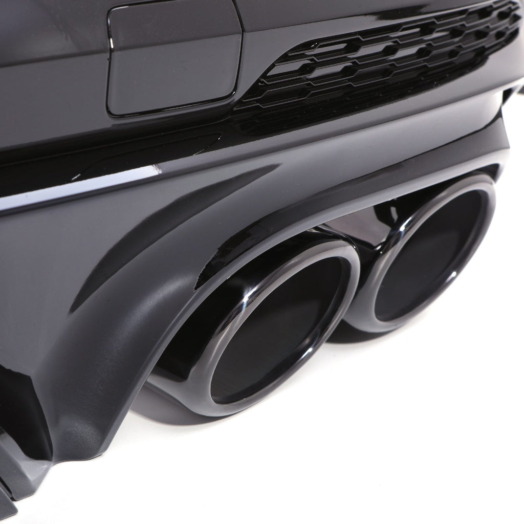 Diffusore Posteriore Stile SQ5 Nero Lucido Audi Q5 FY S-Line 17-20 - foto 9