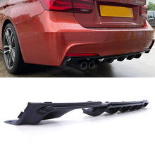 Diffusore Posteriore a Doppia Uscita Nero Lucido BMW Serie 3 F30 13-18