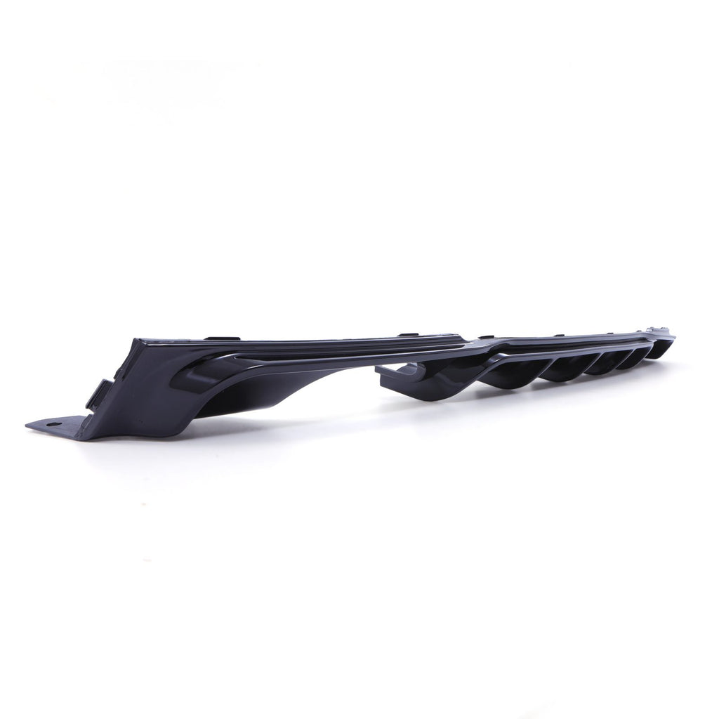 Diffusore Posteriore a Doppia Uscita Nero Lucido BMW Serie 3 F30 13-18 - foto 4
