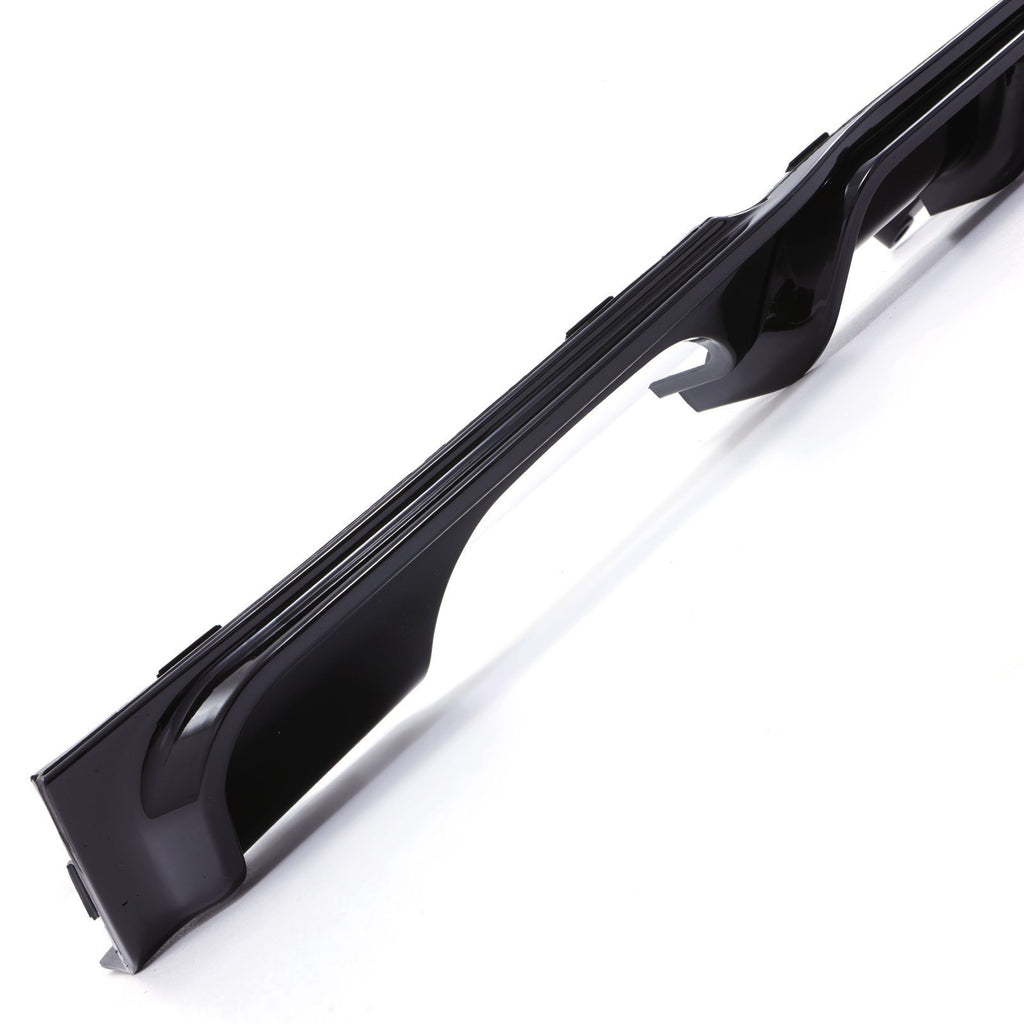Diffusore Posteriore a Doppia Uscita Nero Lucido BMW Serie 3 F30 13-18 - foto 8
