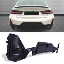 Diffusore Posteriore a Doppia Uscita Nero Lucido BMW Serie 3 G20 LCI 2022+