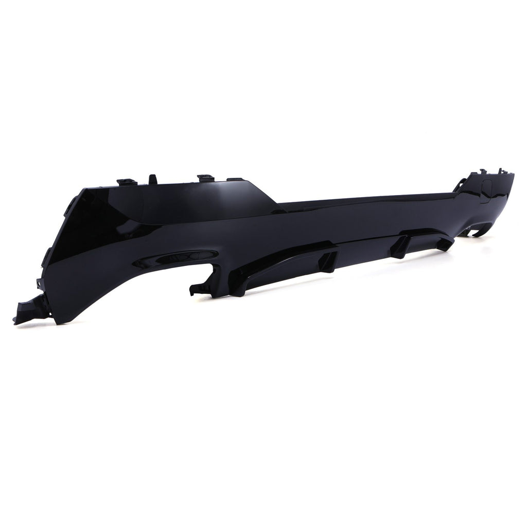 Diffusore Posteriore Stile Quadruplo Scarico Nero Lucido BMW Serie 4 G22 20+