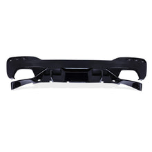 Diffusore Posteriore Quad con Terminali Nero Lucido BMW Serie 5 G30 2018-2023 - foto 3