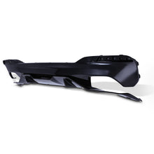 Diffusore Posteriore Doppio Scarico Nero Lucido BMW Serie 5 G30 17-20 - foto 5