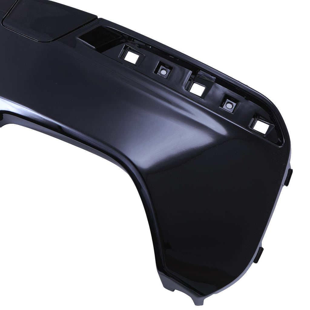 Diffusore Posteriore Doppio Scarico Nero Lucido BMW Serie 5 G30 17-20 - foto 6