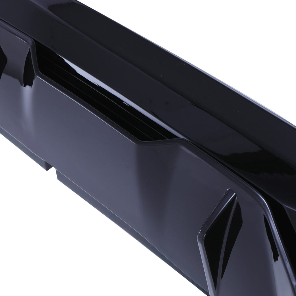 Diffusore Posteriore Doppio Scarico Nero Lucido BMW Serie 5 G30 17-20 - foto 7