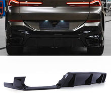 Diffusore Posteriore a Doppia Uscita Nero Lucido BMW X6 G06 Pre-LCI 20-24