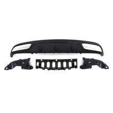 Diffusore Posteriore a Quattro Uscite Nero Lucido Mercedes C63 C205 Coupe 17-23
