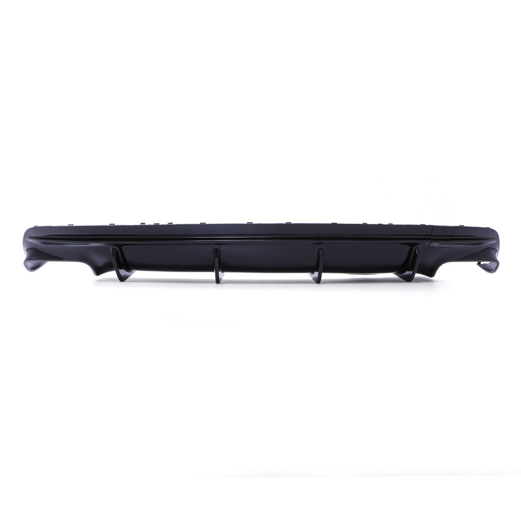 Diffusore Posteriore a Doppia Uscita Nero Lucido Mercedes CLA AMG-Line W117 13-18 - foto 2