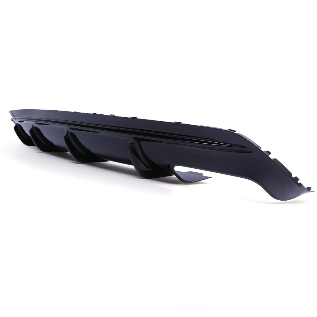 Diffusore Posteriore a Doppia Uscita Nero Lucido Mercedes CLA AMG-Line W117 13-18 - foto 4