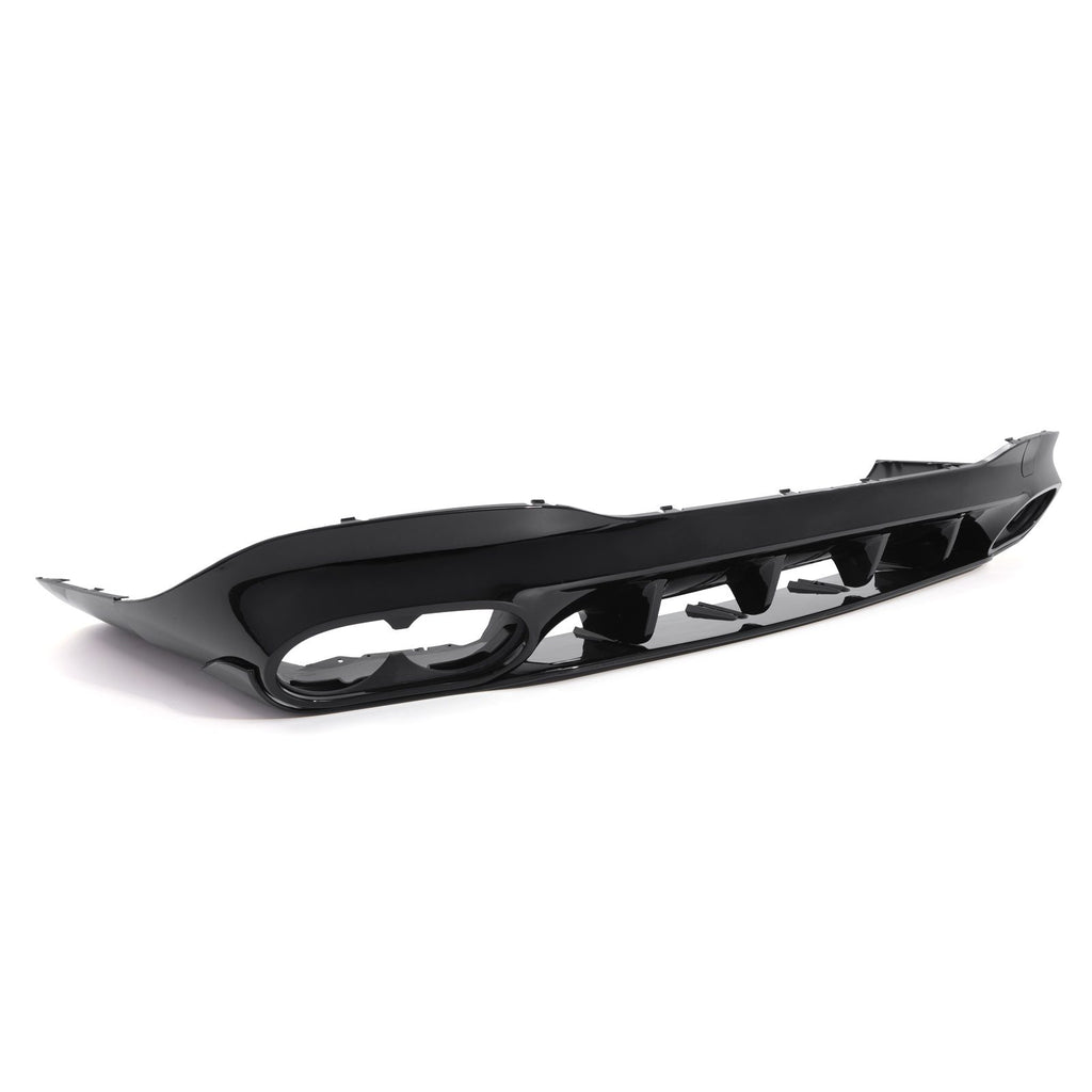 Diffusore Posteriore a Quattro Uscite Nero Lucido Mercedes CLA W118 2019+ - foto 4