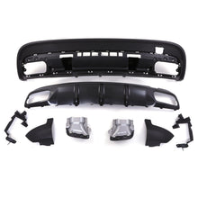 Diffusore Posteriore a Quattro Uscite Nero Lucido Mercedes GLA 45 X156 13-18 - foto 3