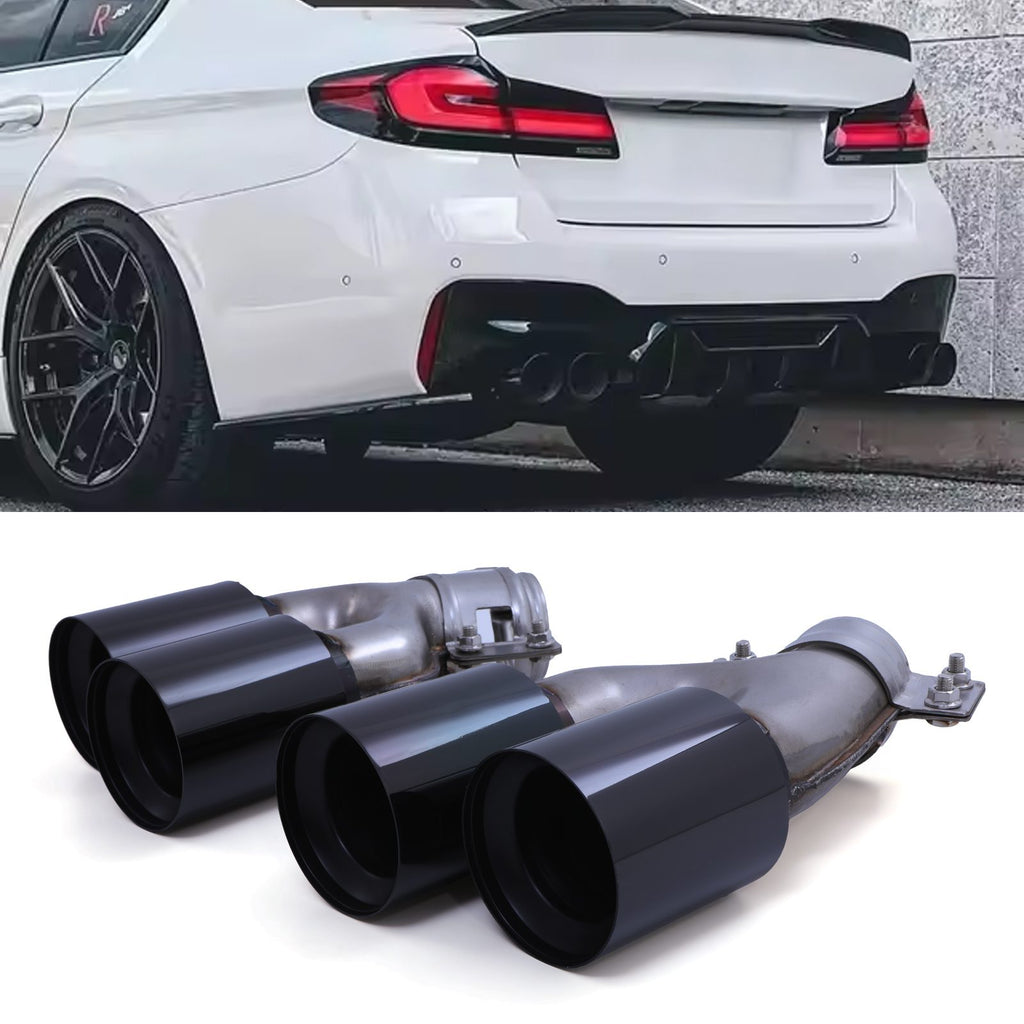 Terminali di Scarico Quad Stile M5 BMW Serie 5 G30 2016-2023