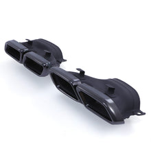 Terminali di Scarico Quad Stile C63 Nero Lucido Mercedes Classe C W205 17-23 - foto 2