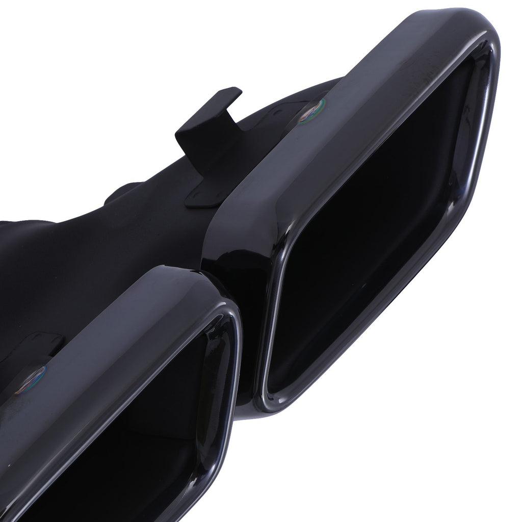 Terminali di Scarico Quad Stile C63 Nero Lucido Mercedes Classe C W205 17-23 - foto 7