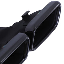 Terminali di Scarico Quad Stile C63 Nero Lucido Mercedes Classe C W205 17-23 - foto 7