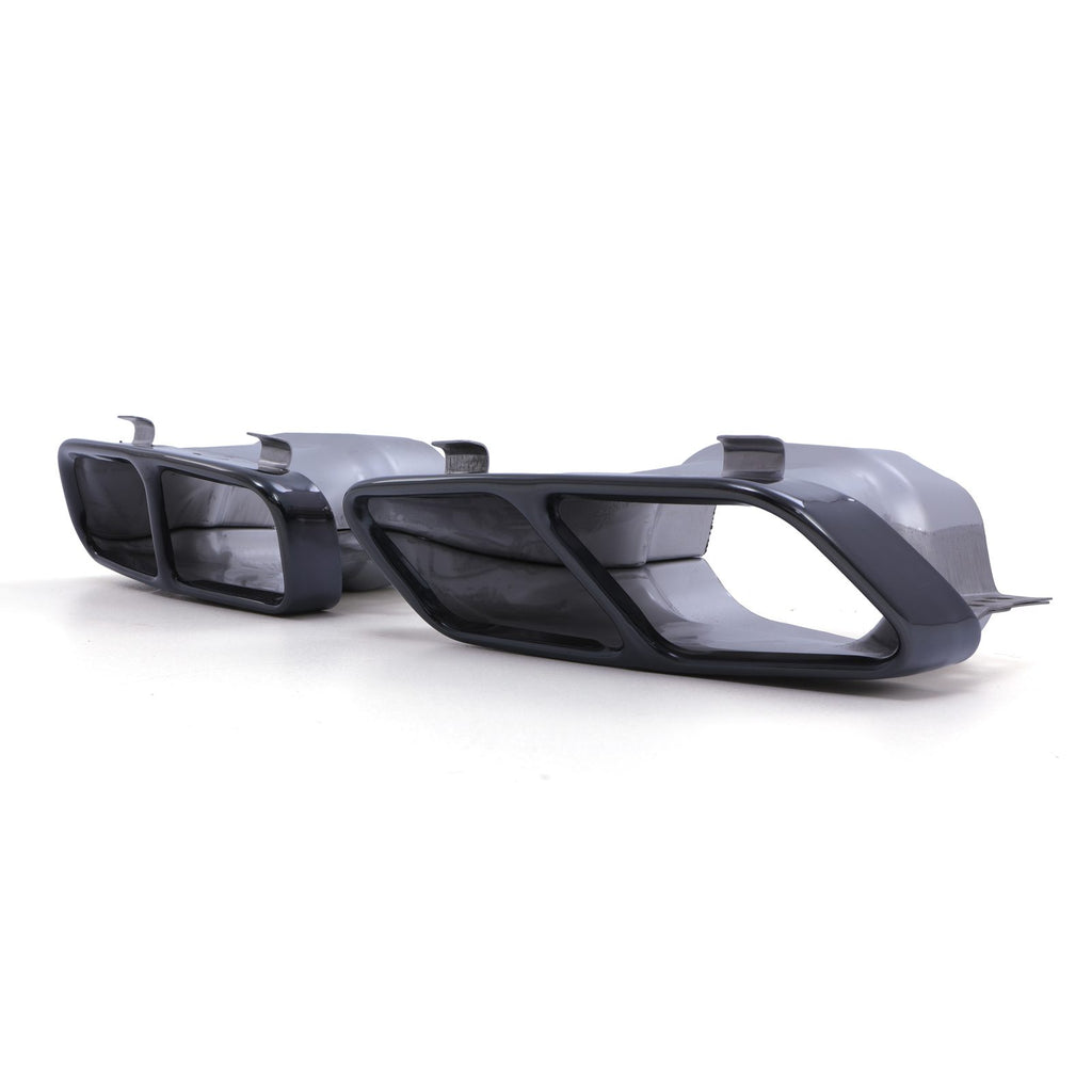 Terminali di Scarico Quad Stile CLA45 AMG Mercedes CLA W117 13-18 - foto 2