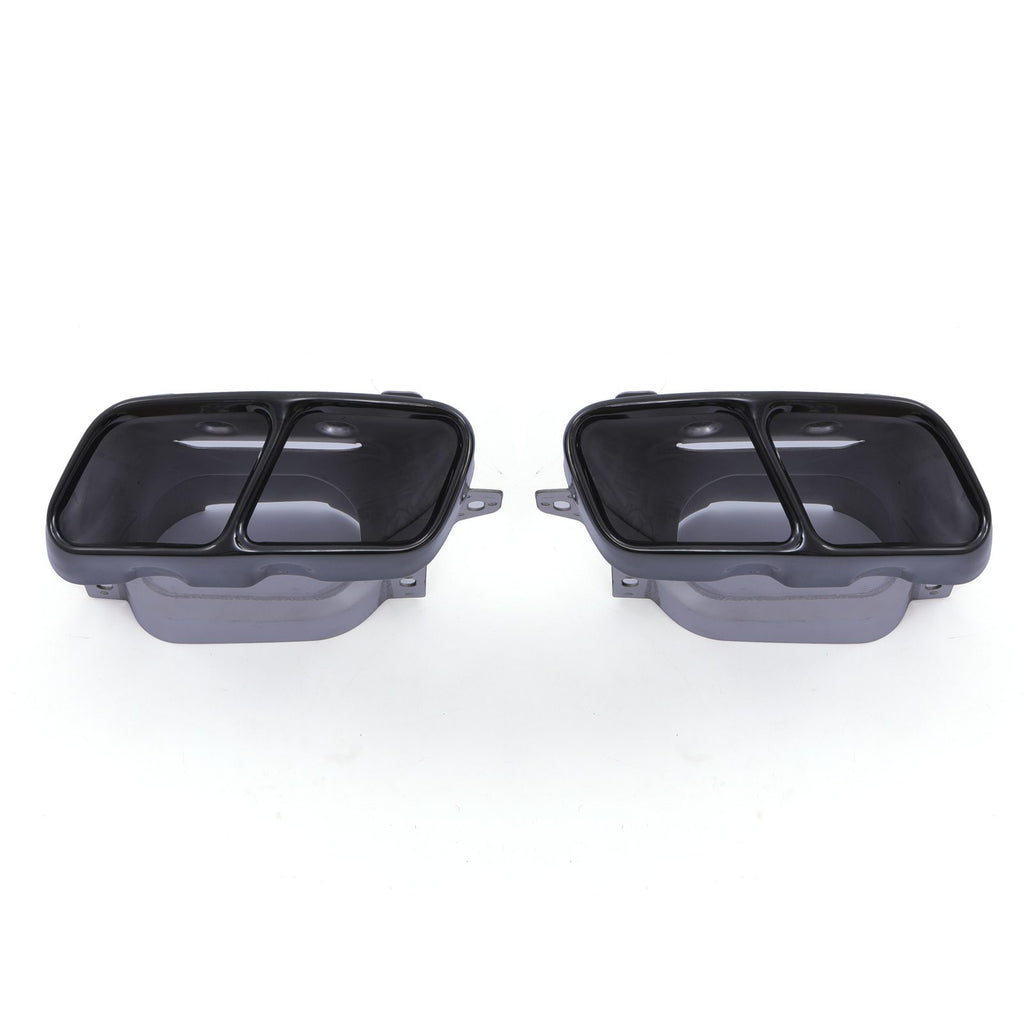 Terminali di Scarico Quad Stile CLA45 AMG Mercedes CLA W117 13-18 - foto 4