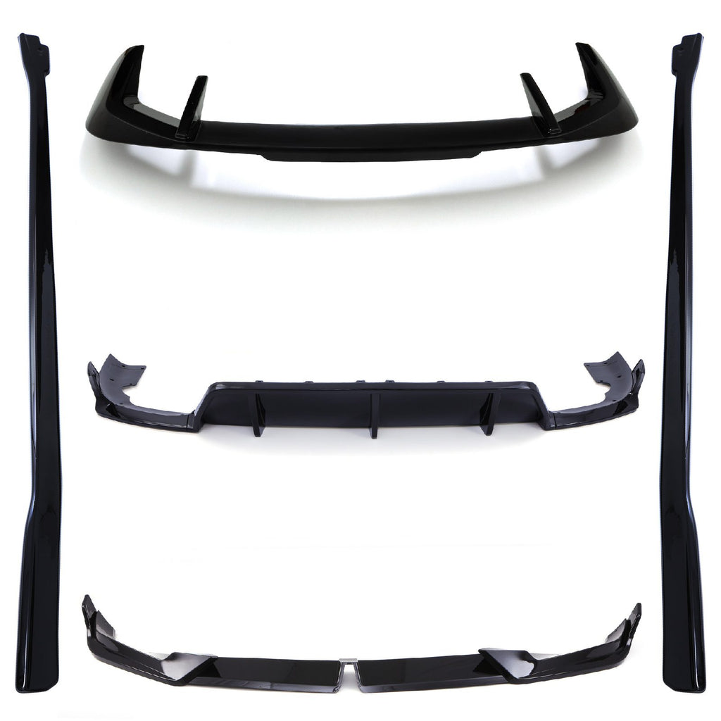Kit Aero Completo Nero Lucido BMW X5 G05 LCI dal 2023 - foto 2