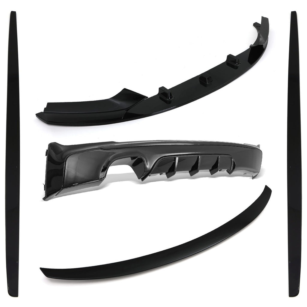 Kit Aero Completo Nero Lucido BMW Serie 2 F22 F23 14-21 - foto 2