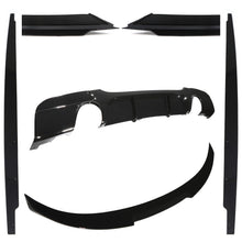 Body Kit Aerodinamico Stile M4 Doppio Scarico Nero Lucido BMW 3 Series E90 Pre LCI 05-08 - foto 2