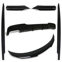 Body Kit Aerodinamico Stile PSM Doppio Scarico Nero Lucido BMW 3 Series E90 05-08 - foto 2