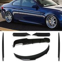 Body Kit Aerodinamico Stile PSM Doppio Scarico Nero Lucido BMW 3 Series E90 05-08