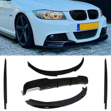 Body Kit Aerodinamico Stile M4 Doppia Uscita Nero Lucido BMW 3 Series E90 LCI 09-12