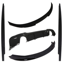 Body Kit Aerodinamico Stile M4 Doppio Scarico Nero Lucido BMW 3 Series E90 LCI 09-12 - foto 2