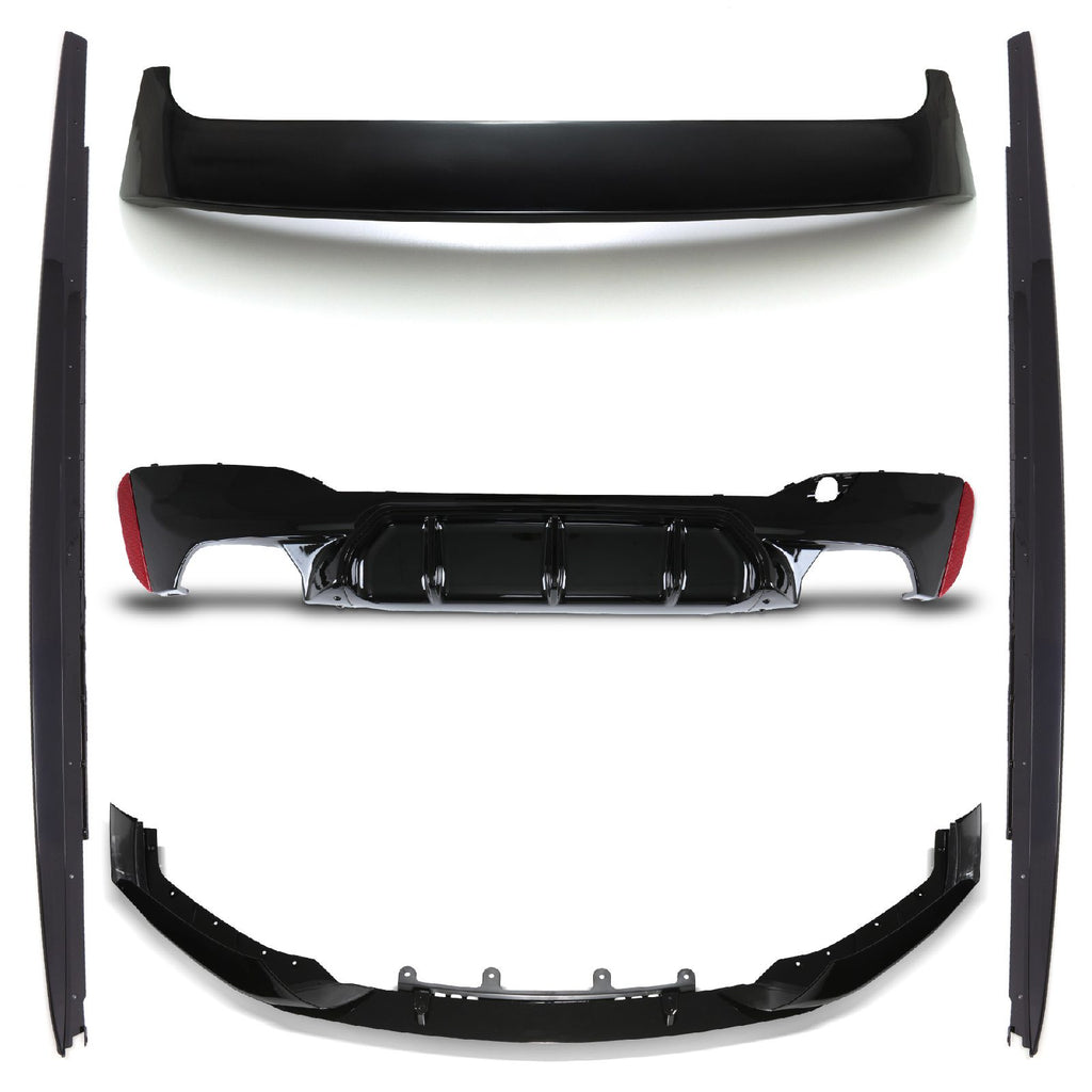 Kit Aero Completo Nero Lucido BMW Serie 5 G31 Touring 18-20 - foto 2