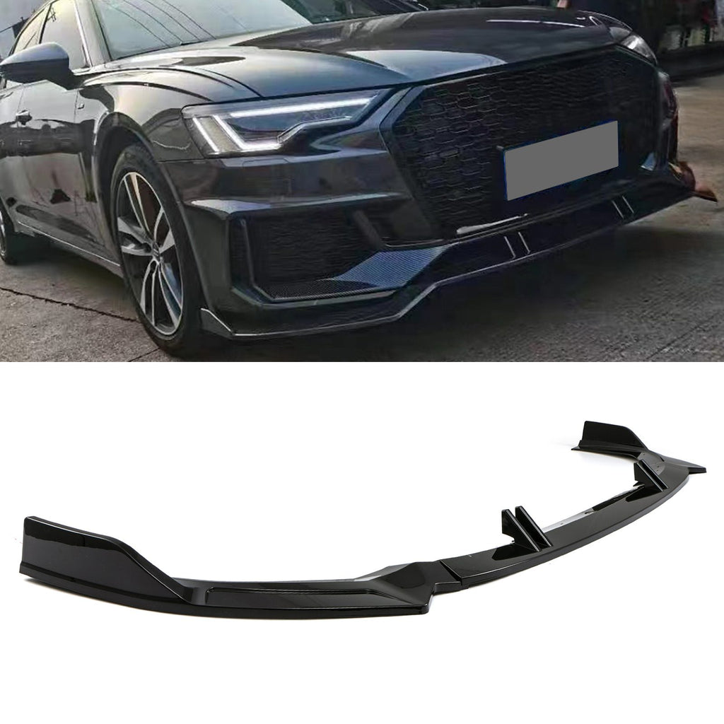 Splitter Anteriore Nero Lucido Audi A6 C8 19-24