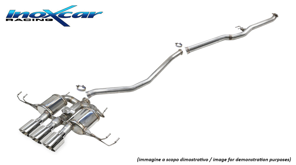 Scarico completo cat-back Honda Civic Type R FL5 TYPE-R V-TECH 329cv | Inoxcar