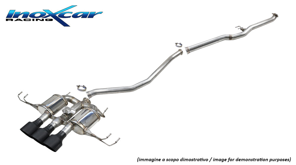 Scarico completo cat-back Honda Civic Type R FL5 TYPE-R V-TECH 329cv | Inoxcar