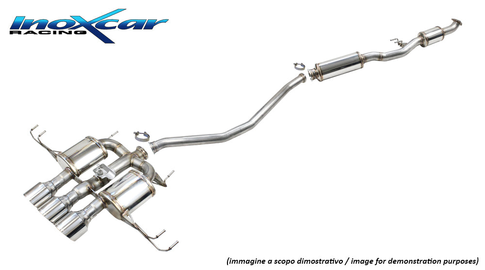Scarico completo cat-back Honda Civic Type R FL5 TYPE-R V-TECH 329cv | Inoxcar