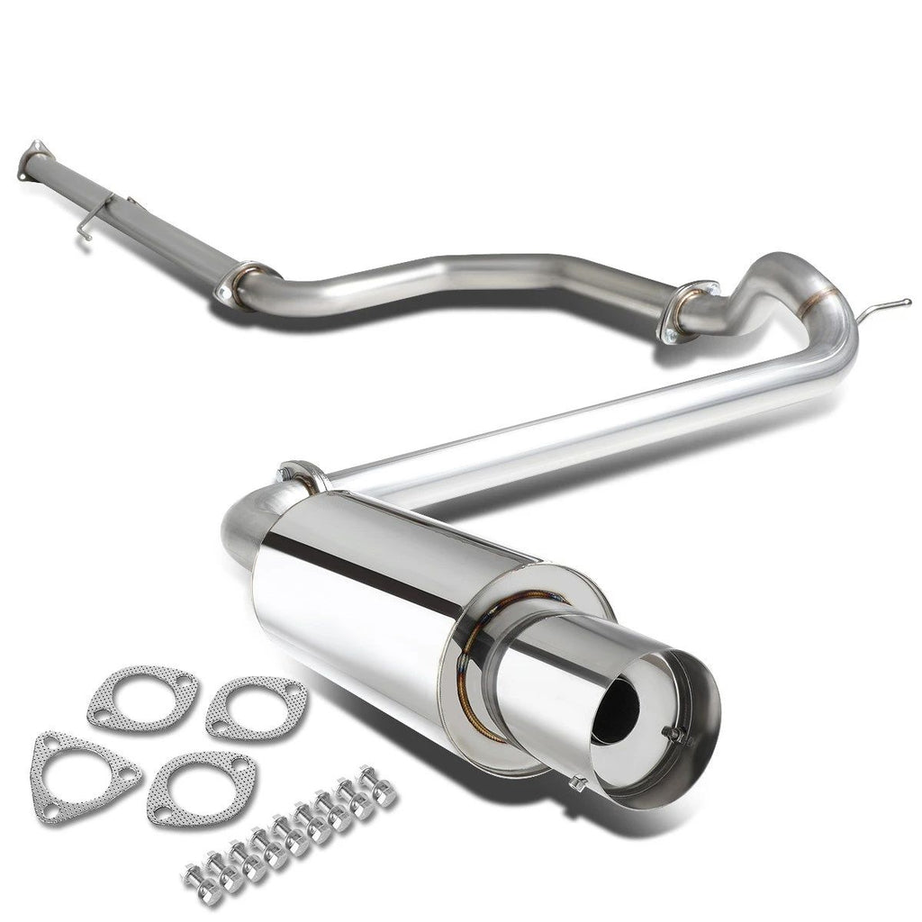 Scarico Cat-Back SK-Import Honda Civic ED CRX 57 mm Terminale Lucido