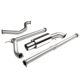 Scarico Cat-Back SK-Import Honda Civic ED CRX 57 mm Terminale Lucido - foto 2