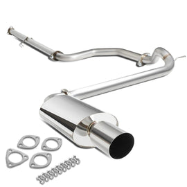 Scarico Cat-Back SK-Import Honda CRX ED Civic 57 mm Terminale Lucido