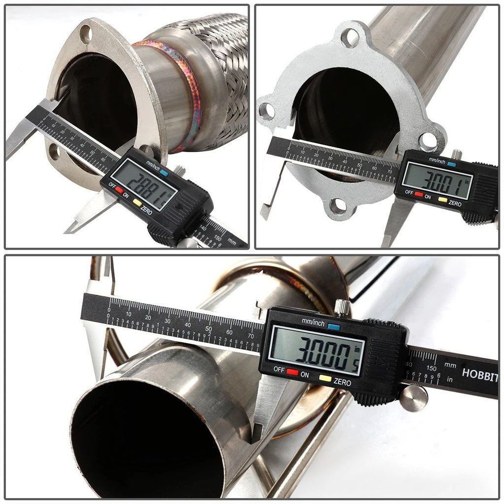 Scarico Cat-Back SK-Import Volkswagen Golf Mk4 1.8T con Downpipe 63,5 mm - foto 3